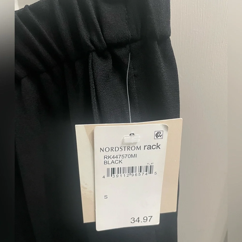 14th & Union Jogger Style Lightweight Relaxed Trousers in Black Sz S - Picture 6 of 11